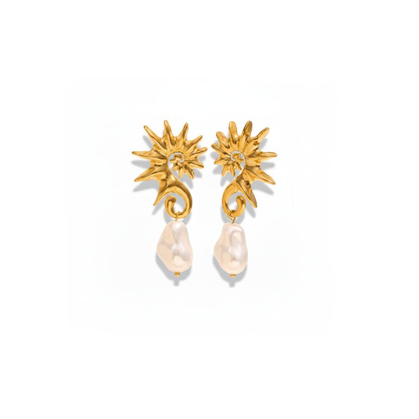 SYDNEY SEAHORSE STUD EARRINGS