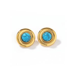 BLEU STUD EARRINGS